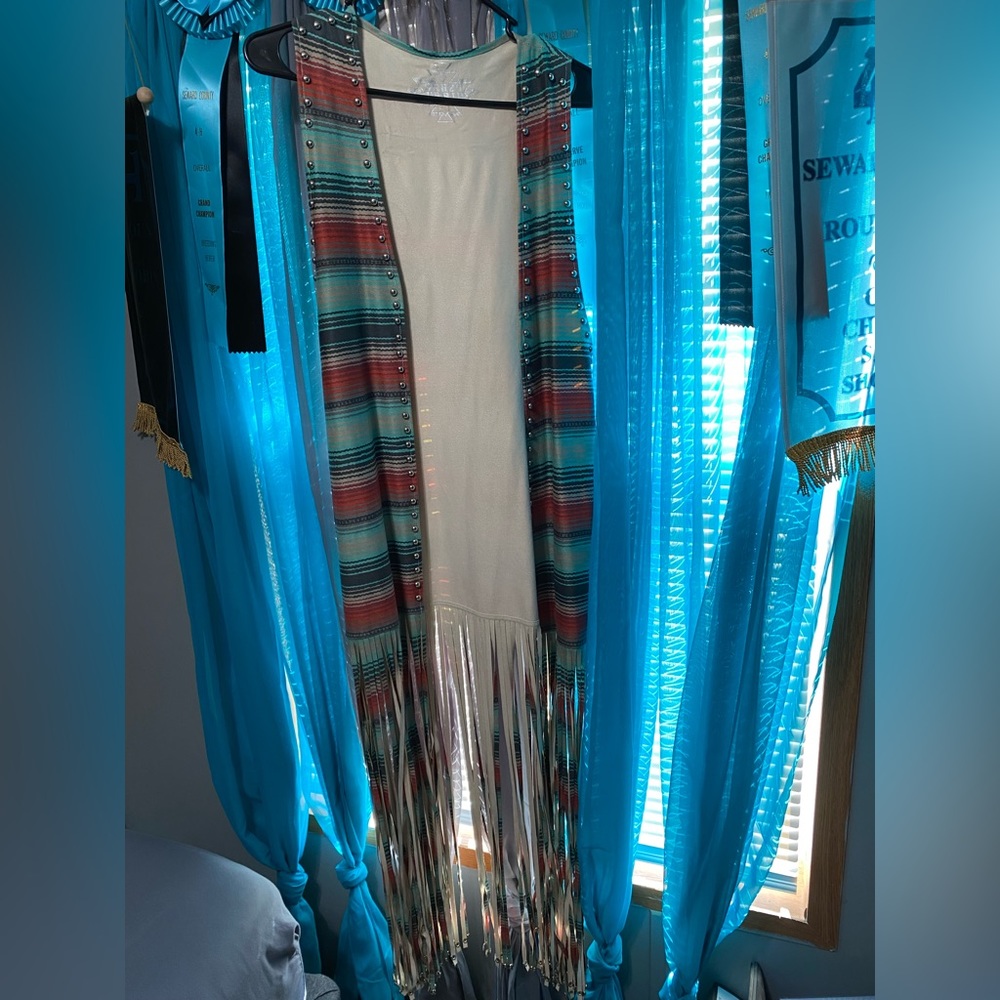 Crazy Train Aztec Vest Duster. It is in pristine condition.
